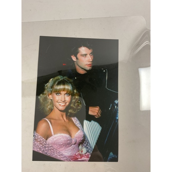 Vintage Grease Movie Photo Print – 8x10 John Travolta & Olivia Newton-John Danny